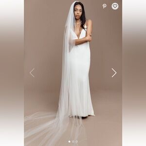 3 Mtr Parisian Tulle Veil- Rue De Seine